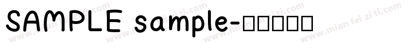 SAMPLE sample字体转换